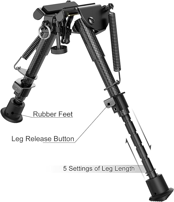 Bipod 15-23 cm, szíjkengyelre