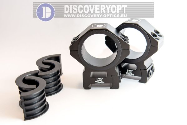 Discoveryopt universal (25.4mm-30mm-34mm) high scope mount for 20mm picatinny rail - Image 3