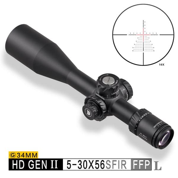 Discoveryopt HD GENII 5-30X56 SFIR FFP L 1/10MIL Oldalparallaxos céltávcső