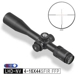 Discoveryopt LHD NV 4-16X44SFIR FFP 1/4MOA Oldalparallaxos céltávcső