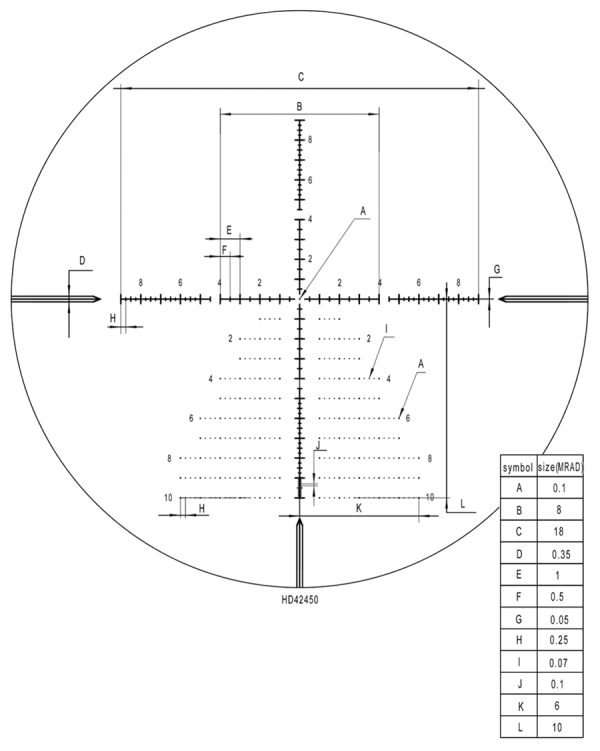 DISCOVERYOPT HD GEN II 4-24X50SFIR FFP L 1/10MIL Oldalparallaxos céltávcső