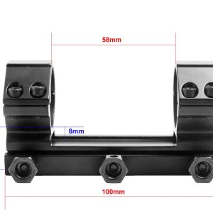 MitaPoint Céltávcső szerelék, egyrészes, alacsony, 30mm-es tubusra picatinny sínhez